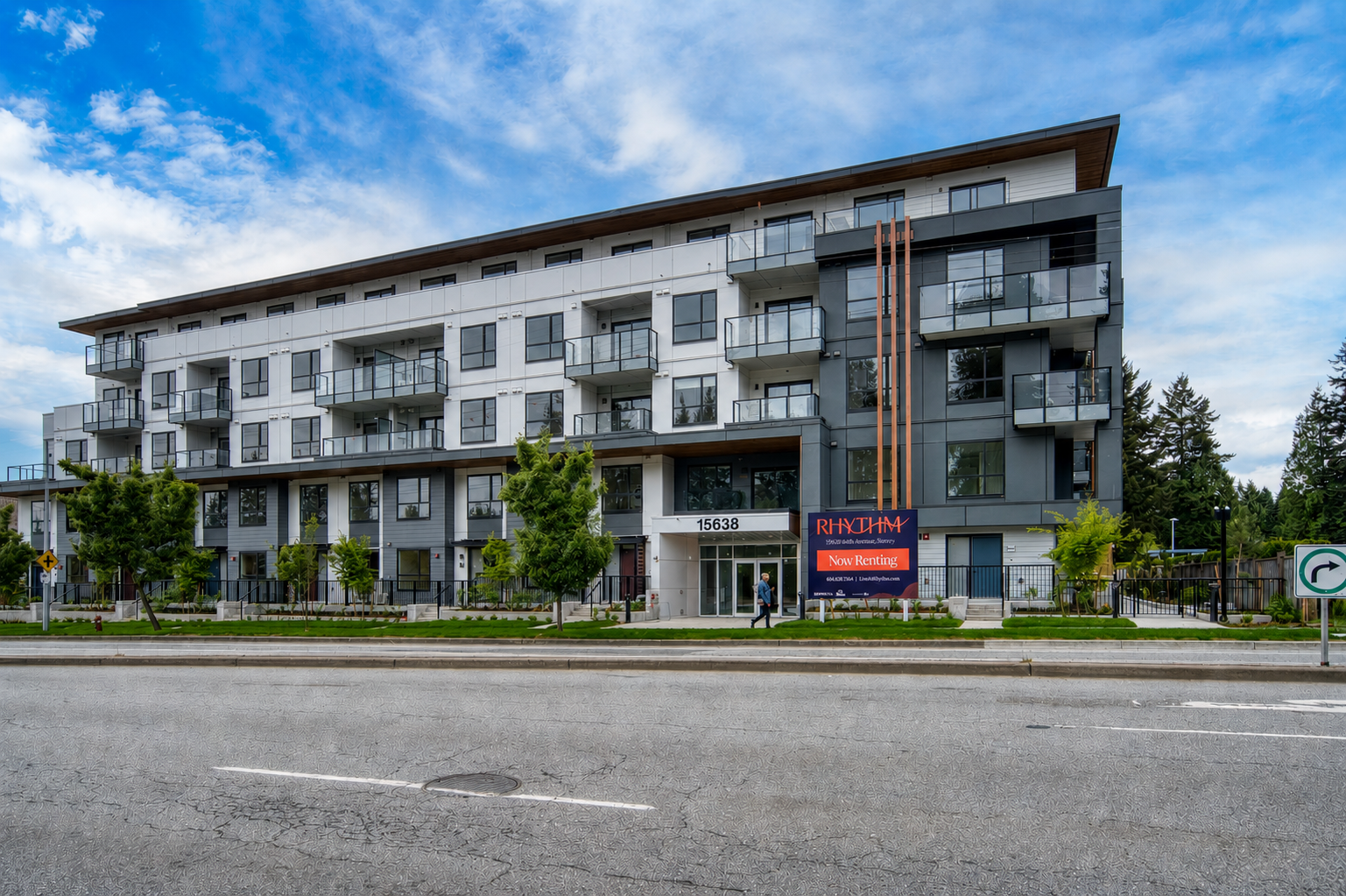 Rhythm building exterior in South Surrey